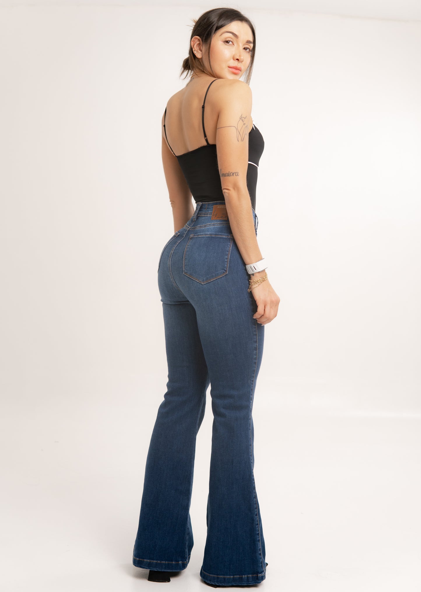 Jeans colombiano Bota campana Simone 1