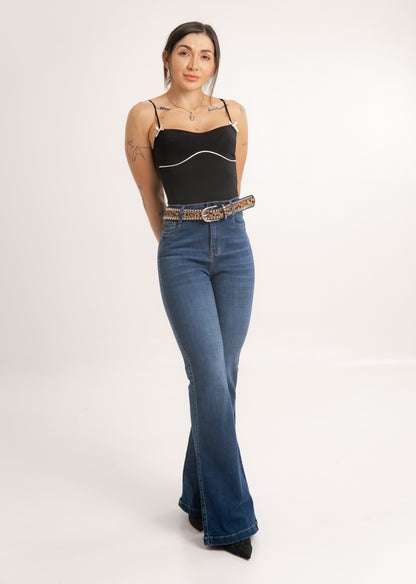 Jeans colombiano Bota campana Simone 1