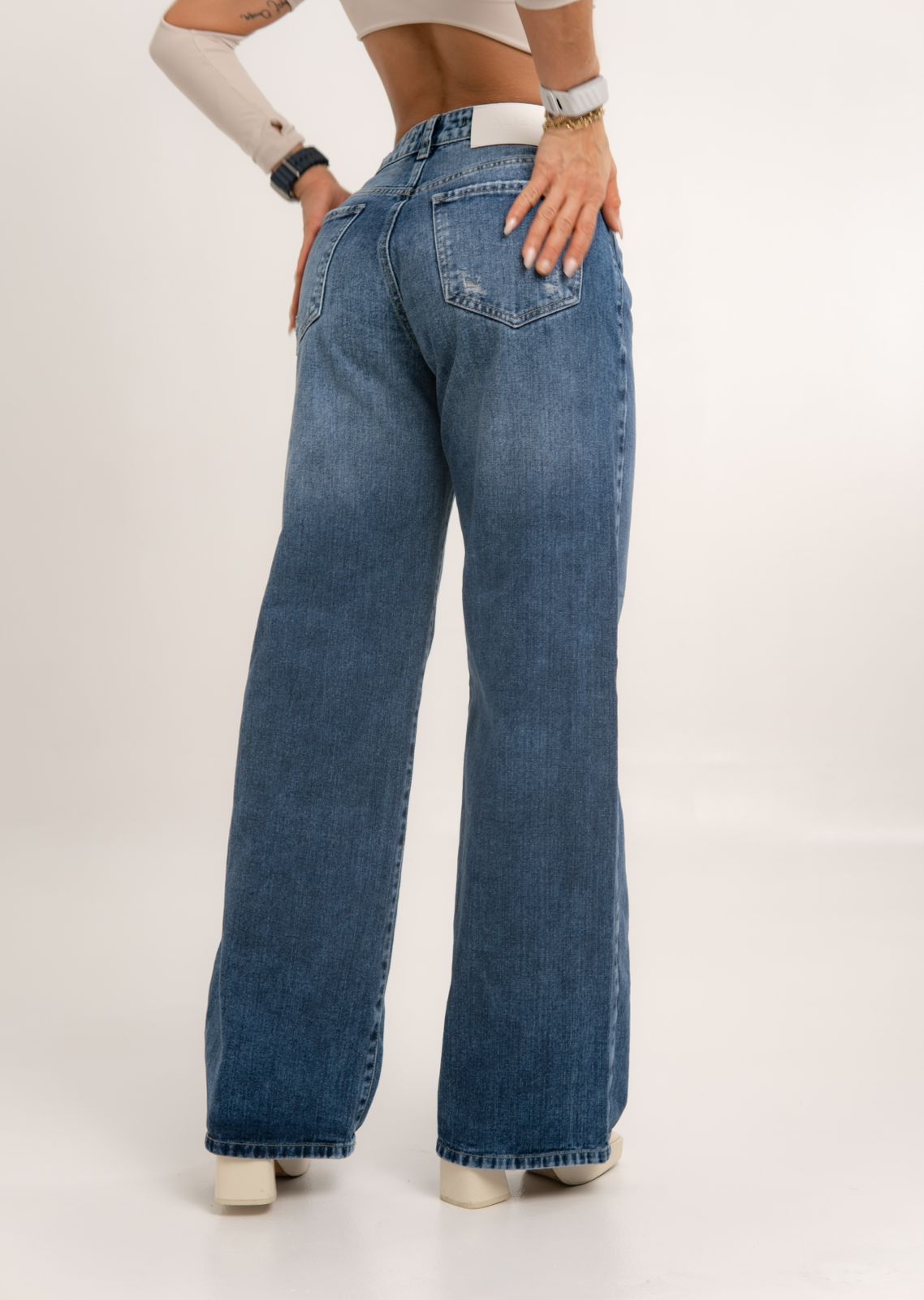 (Preventa) Jeans colombiano Straigth Tan 9