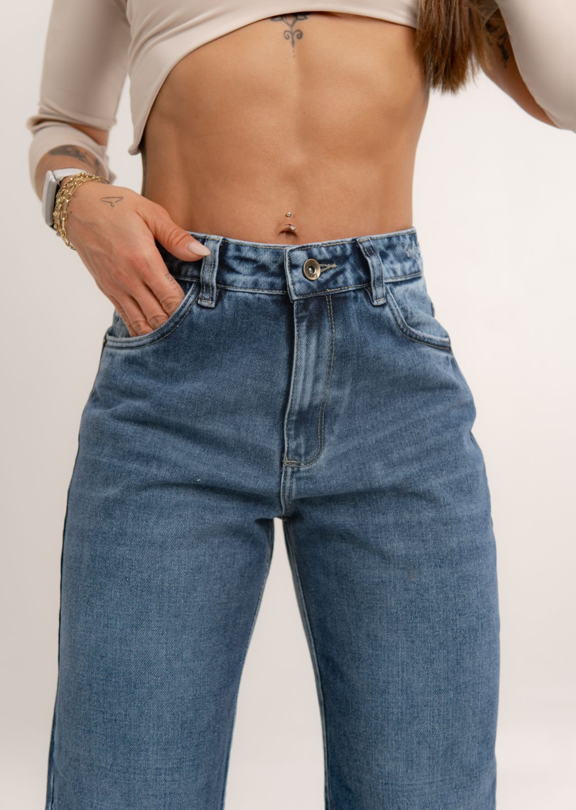 (Preventa) Jeans colombiano Straigth Tan 9