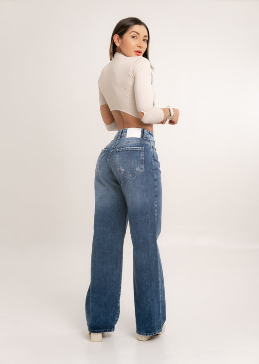 (Preventa) Jeans colombiano Straigth Tan 9