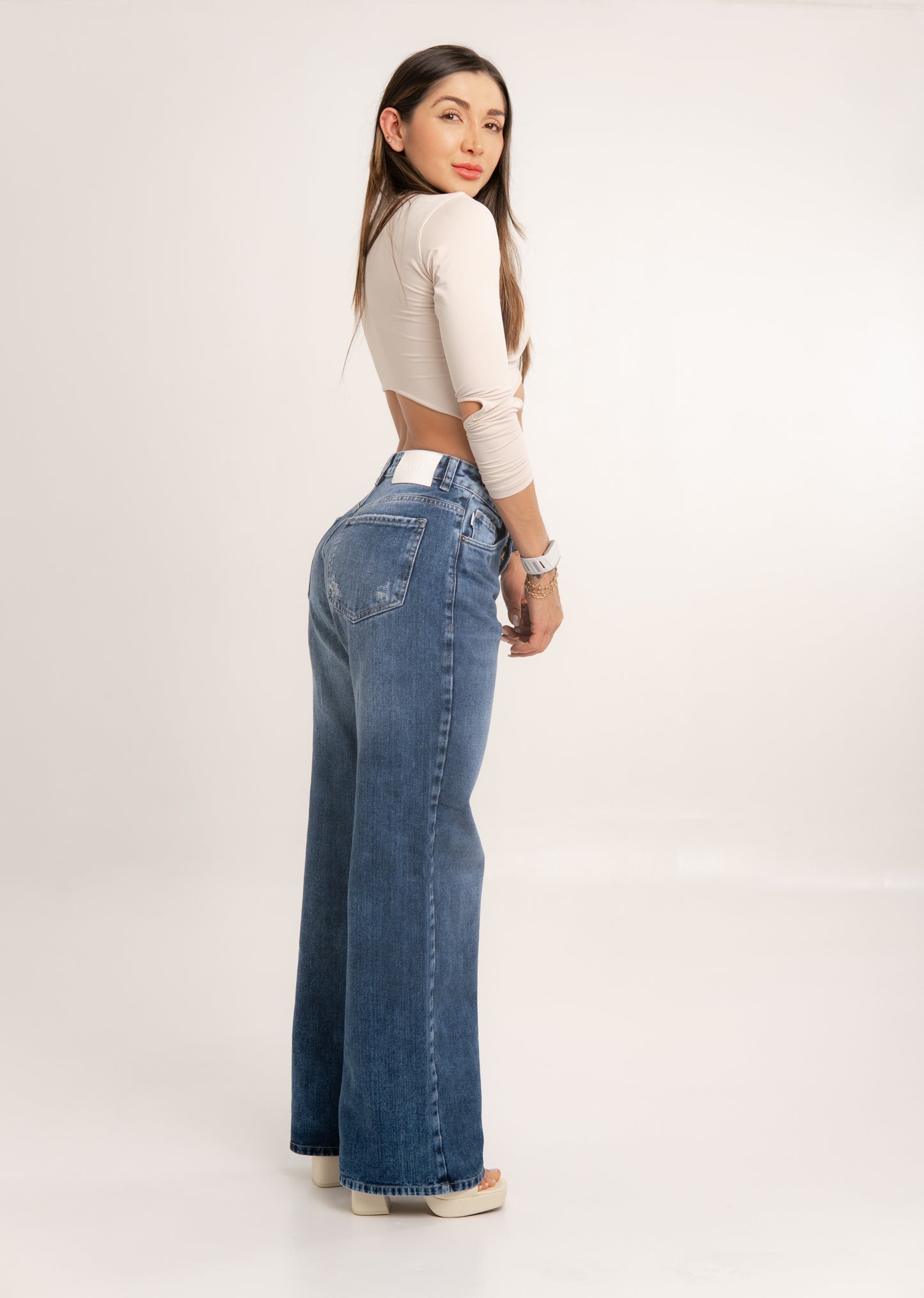 (Preventa) Jeans colombiano Straigth Tan 9