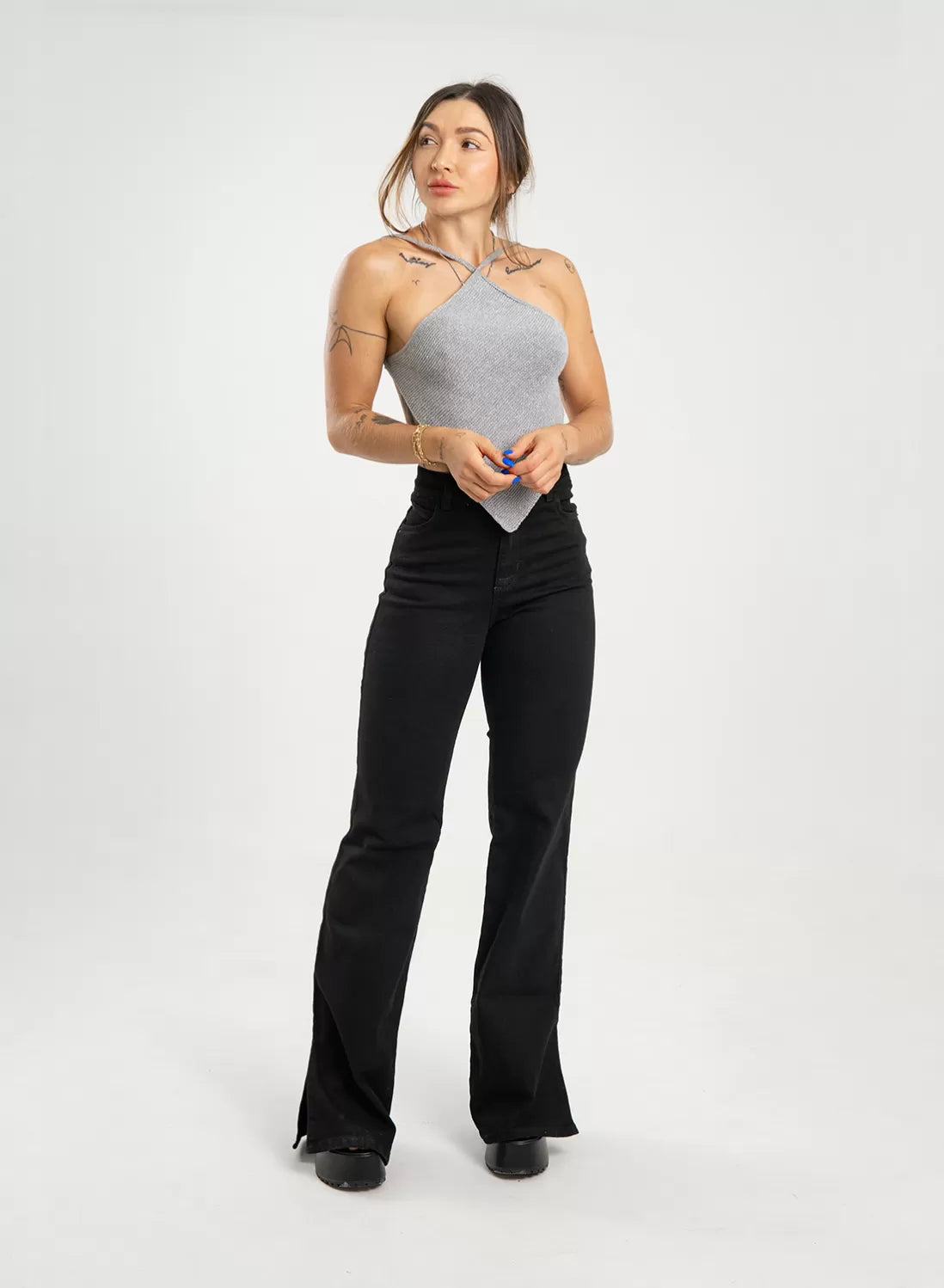 Jeans colombiano Mom flare Elia Black