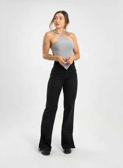 Jeans colombiano Mom flare Elia Black