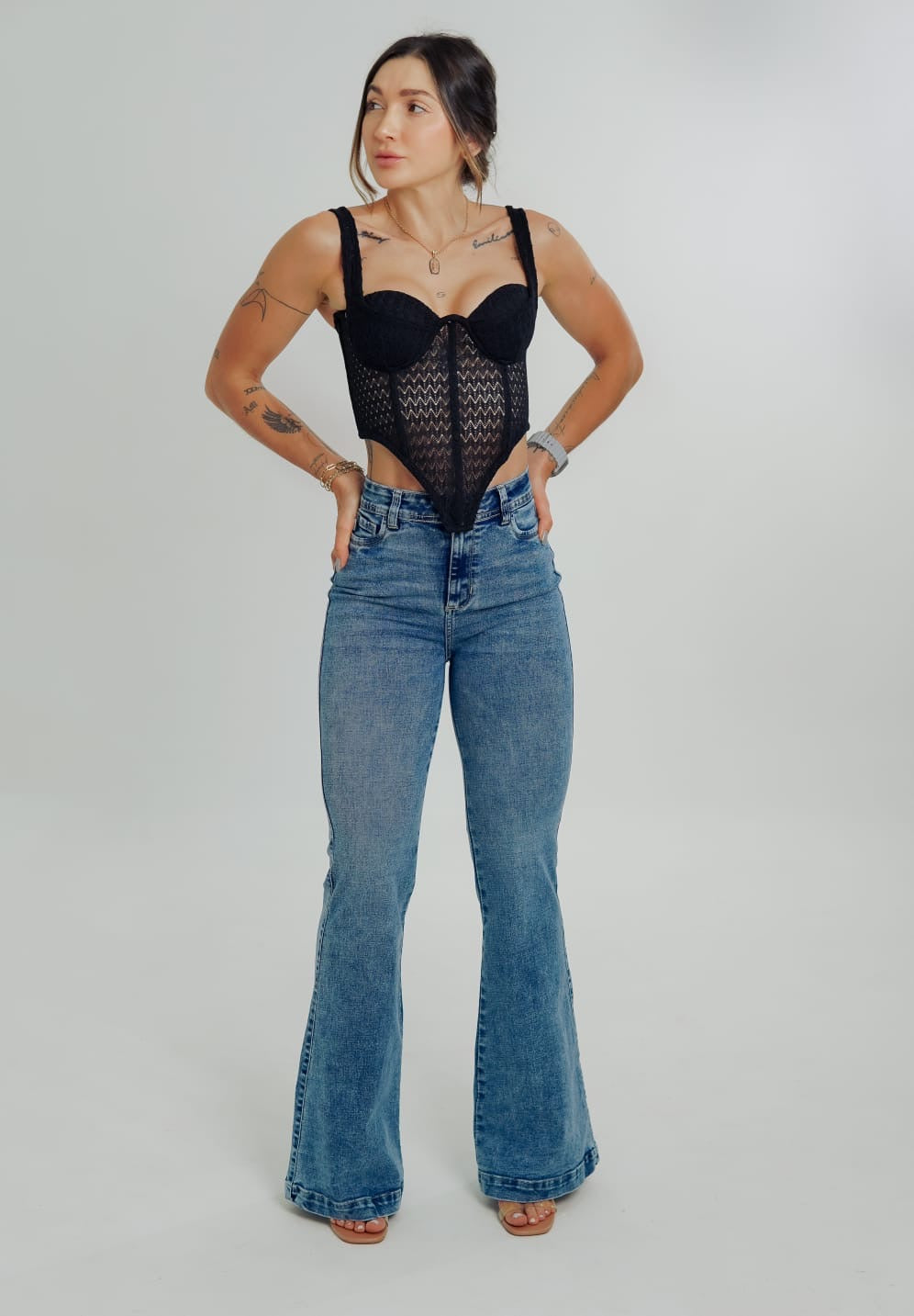 Jeans colombiano Bota campana Joy 3