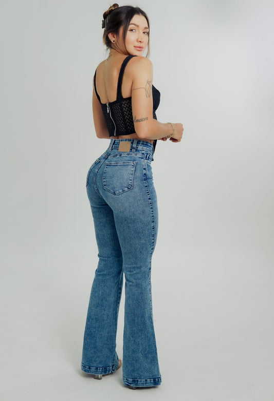 Jeans colombiano Bota campana Joy 3